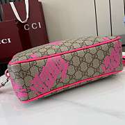 Kitlife Gucci Crossbody Bag With Pink Print 27x18x7.5cm - 6