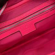 Kitlife Gucci Crossbody Bag With Pink Print 27x18x7.5cm - 3