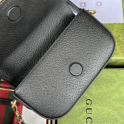 Kitlife Gucci x Adidas Flap Shoulder Bag Black 727791 20.5x12x5.5cm - 2