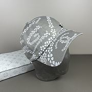 Kitlife Chanel Printed Denim Baseball Cap in Grey - 5