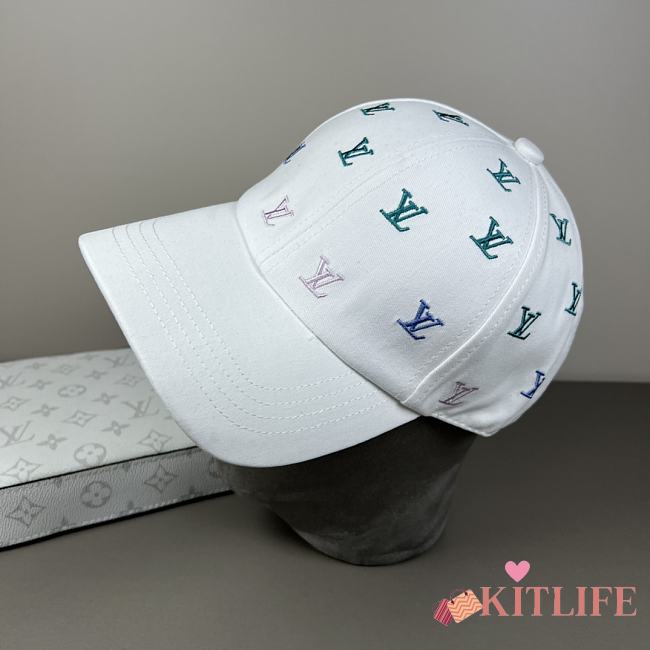 Kitlife Louis Vuitton Blason Shading Denim White - 1