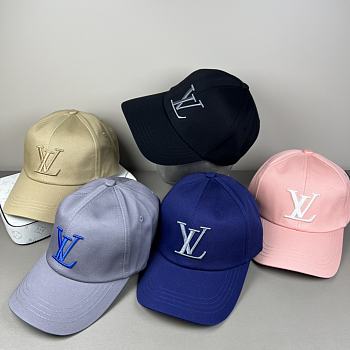Kitlife Louis Vuitton LV Signature Baseball Cap in Pink / Black / Grey / Beige / Dark Blue