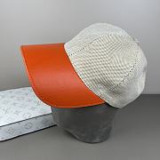Kitlife Hermes Classic H Baseball Cap in Orange / Black / Dark Brown - 5