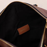 Kitlife Burberry Check Bowling Bag Dark Birch Brown 30x15x21cm  - 6
