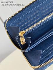 Kitlife Louis Vuitton x TM Zippy Wallet Monogram Cherry Blue Denim M23161 19.5x10.5x2.5cm - 6