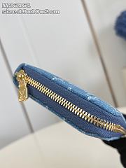 Kitlife Louis Vuitton x TM Zippy Wallet Monogram Cherry Blue Denim M23161 19.5x10.5x2.5cm - 2