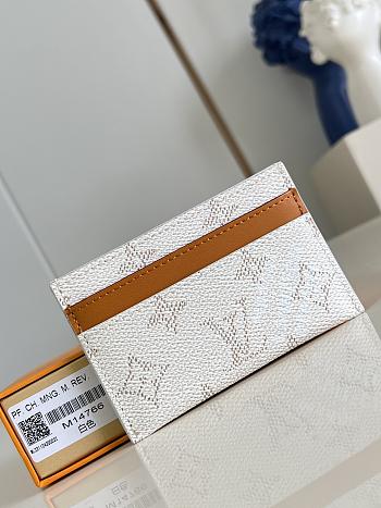Kitlife Louis Vuitton Double Card Holder Off-White M14766 11x7x1.5cm