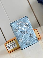 Kitlife Louis Vuitton Pocket Organizer Blue M14688 7.5x11.1x1cm - 1