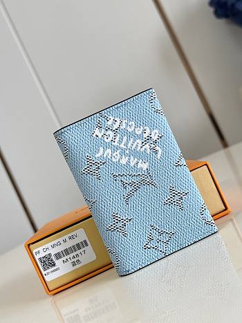 Kitlife Louis Vuitton Pocket Organizer Blue M14688 7.5x11.1x1cm