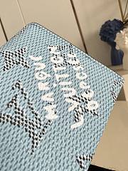 Kitlife Louis Vuitton Pocket Organizer Blue M14688 7.5x11.1x1cm - 4