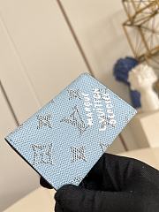 Kitlife Louis Vuitton Pocket Organizer Blue M14688 7.5x11.1x1cm - 3