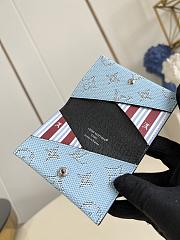 Kitlife Louis Vuitton Pocket Organizer Blue M14688 7.5x11.1x1cm - 2