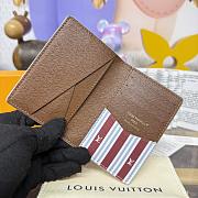 Kitlife Louis Vuitton Pocket Organizer Off-White M14689 7.5x11.1x1cm - 2