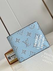 Kitlife Louis Vuitton Multiple Wallet Blue M14691 11.5x9x1.5cm - 1