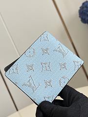 Kitlife Louis Vuitton Multiple Wallet Blue M14691 11.5x9x1.5cm - 6
