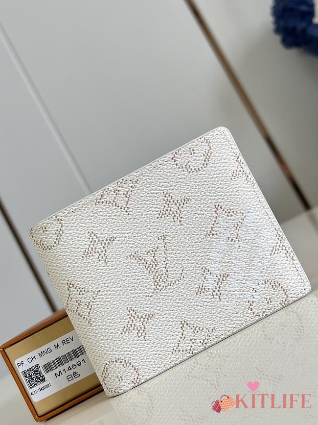 Kitlife Louis Vuitton Multiple Wallet Off-White M14691 11.5x9x1.5cm - 1
