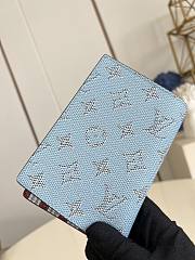 Kitlife Louis Vuitton Passport Cover Blue M15075 10x14x2.5cm - 2