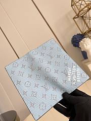 Kitlife Louis Vuitton Brazza Wallet Blue M15156 10x19x2cm - 3