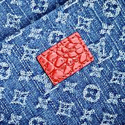 Kitlife Louis Vuitton x TM Speedy Bag Cherry Monogram Blue Denim M87627 21x17x30cm - 2