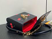 Kitlife Louis Vuitton x TM Twist MM Bag Black Cherry M14094 23x16x8cm - 5