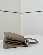 Kitlife Fendi Peekaboo Soft Small Bag Grey 29x12x19cm - 5