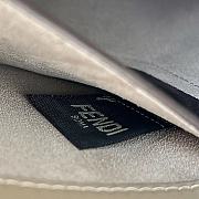 Kitlife Fendi Peekaboo Soft Small Bag Grey 29x12x19cm - 4