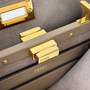 Kitlife Fendi Peekaboo Soft Small Bag Grey 29x12x19cm - 2
