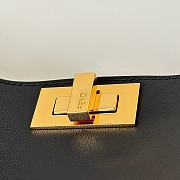 Kitlife Fendi Peekaboo Soft Small Bag Black 29x12x19cm - 6