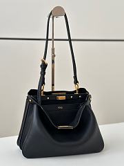 Kitlife Fendi Peekaboo Soft Small Bag Black 29x12x19cm - 2