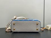 Kitlife Louis Vuitton Capucines Mini Bag Blue Monogram Denim With Beads M12947 21x13.6x8cm - 2