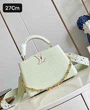 Kitlife Louis Vuitton x TM Capucines Bag Green M14101 27x17.39cm - 1