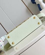 Kitlife Louis Vuitton x TM Capucines Bag Green M14101 27x17.39cm - 4