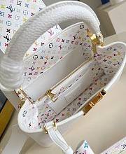 Kitlife Louis Vuitton x TM Capucines Bag White M13253 27x17.39cm - 5