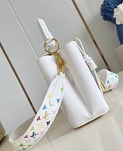 Kitlife Louis Vuitton x TM Capucines Bag White M13253 27x17.39cm - 2