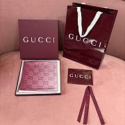 Kitlife Gucci GG Jacquard Gradient Scarf Red & Beige 90x90cm - 2