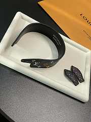 Kitlife Louis Vuitton Black Tri-color Headband - 5