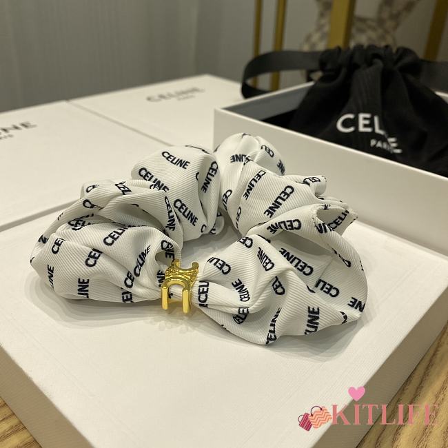 Kitlife Celine Hair Scrunchie White - 1