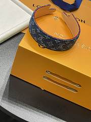 Kitlife Louis Vuitton Blue Denim Headband  - 1