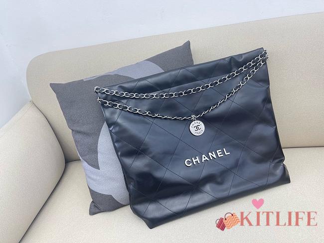 Kitlife Chanel 22 Bag Black AS3260 35x37x7cm - 1