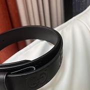Kitlife Gucci GG Supreme Belt Black Gold Buckle 4cm - 6