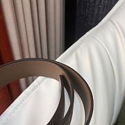 Kitlife Gucci GG Supreme Belt Beige Silver Buckle 4cm - 6