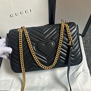 Kitlife Gucci Marmont Large Shoulder Bag Black 31x19x7cm - 5