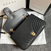 Kitlife Gucci Marmont Large Shoulder Bag Black 31x19x7cm - 4