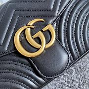 Kitlife Gucci Marmont Large Shoulder Bag Black 31x19x7cm - 3