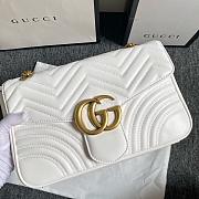 Kitlife Gucci Marmont Large Shoulder Bag White 31x19x7cm - 1