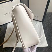 Kitlife Gucci Marmont Large Shoulder Bag White 31x19x7cm - 6