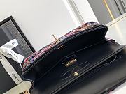 Kitlife Chanel Sequined Flap Bag Black Multicolor 15.5x25.5x6.5cm - 6
