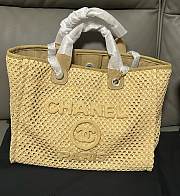 Kitlife Chanel 25 Coco Beach Bag Beige 34cm - 6