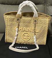 Kitlife Chanel 25 Coco Beach Bag Beige 34cm - 3