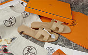 Kitlife Hermes Oran Sandals in Beige - 4
